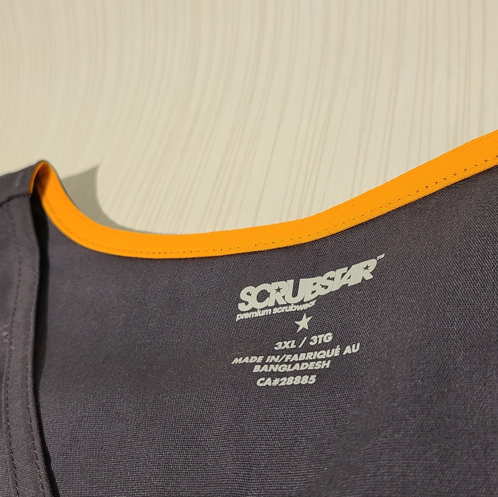 Scrubstar Premium Scrubwear 3XL Stretch Mock Wrap Top Scrubs for Women New Tags